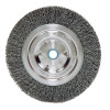 Weiler 36000 Vortec Pro Crimped Wire Wheel, 6 in D, .014 Carbon Steel, 6,000 rpm, Retail Pk