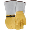 Welding Gloves, Memphis Welding, X-Large, Leather, Black