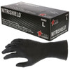 Disposable Gloves, Nitri Shield Stealth Extra, Small, Black.