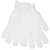 Gloves, Heavy Weight, Medium, Polyester, White