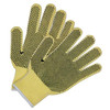 Cut Resistant Gloves, Kevlar, Medium, Brown/Yellow, 7 ga THK