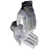 Caiman 2970XL 2970 Deerskin Padded Palm Knuckle Protection Mechanics Gloves, X-Large, Gray