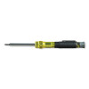 Klein Tools 32614 4-in-1 Electronics Pocket Screwdriver, Phillips/Slotted