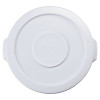 Rubbermaid Commercial FG263100RED BRUTE Round Container Lid, for 2632 32-gal Waste Containers, 22-1/4 in dia, Red