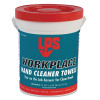 LPS 09200 WorkPlace Hand Cleaner Towels, Citrus, Wet Wipe Bucket, 72 Towels
