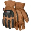 Cut Resistant Gloves, Mustang, Leather, X-Large, Chocolate