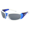 Safety Glasses, ForceFlex FF3 Series, Gray Lens, TPR Nose