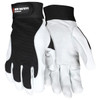 Mechanics Gloves, 2X-Large, Leather, Black