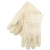 Heat Resistance Gloves, Large, Cotton, Natural