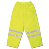 Class 3, Breathable Polyester/Polyurethane Waist Pants, 2" White Vinyl