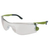 Safety Glasses, MT1 Series, I/O Clear Mirror Lens, TPR Nose