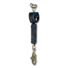DBI-SALA 3100538 Nano-Lok Self Retracting Lifeline, 6 ft, Web, Sinlge Pin Top Connector, Al Rebar Snap Hook, 420 lb, Single Leg