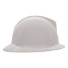 MSA 475393 Topgard Full Brim Hat White with Ratchet Suspension