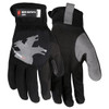 Mechanics Gloves, Medium, Synthetic, Black