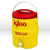 IGLOO 400 SERIES 2 GALLON COMMERCIAL & INDUSTRIAL YELLOW & RED BEVERAGE JUG - OSHA COMPLIANT