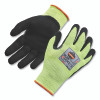 7041 XL LIME HI-VIS NITRILE-COAT LVL 4 CUT GLOVE
