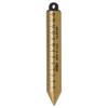 Crescent Lufkin 590GMEN Inage Oil Gauging Plumb Bob, 1 in dia, 6.75 in L, Solid Brass, SAE/Metric