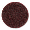 Scotch-Brite 7000000751 Roloc Surface-Conditioning Disc, 2 in, TR, Medium, Aluminum Oxide, 25000 rpm, Maroon