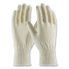 PIP 35-C2113/S Seamless Knit Cotton/Polyester Gloves, Small, Knit Wrist, Natural, Medium Weight
