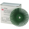 Bristle Disc, 3 Inch Dia, 50 Grit, Ceramic, Curved, Green, 1/BX, 4 BX/CS