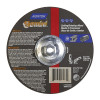 Norton 66253019115 Gemini RightCut Right Angle Cut-Off Wheel, Type 27/42, 9 in dia x 1/16 in Thick x 5/8 in-11 Arbor, 10 EA/BOX