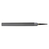 Half Round File, Second, 0.315 Inch THK, 1.12 Inch W, Steel