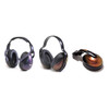 Earmuff, Cap Mount, Sleek Curvy, Black/Green, Black, Black