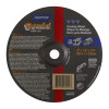 Grinding Wheel, Depressed Center, Type 27 - Metal - Gemini Aluminum Oxide, Size: 9 x 1/4 x 7/8, Maximum RPM: 6600