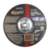 Grinding Wheel, Depressed Center, Type 28 Saucer - Metal- Gemini Aluminum Oxide, Size: 9 x 1/4 x 5/8-11, Maximum RPM: 6600