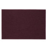 NON-WOVEN Non-Woven Pads, Size: 6"x9", GRIT: (747), Color: Maroon, Packaging Qty: 20