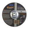 Grinding Wheel, Depressed Center, Type 27 - Aluminum - Gemini Aluminum Oxide, Size: 9 x 1/4 x 5/8-11, Maximum RPM: 6600