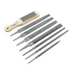 Machinist File Set, Double Cut Single Cut, Hard Stamped
