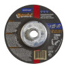 Grinding Wheel, Depressed Center, Type 27 - Metal - Gemini Aluminum Oxide, Size: 4-1/2 x 1/8 x 5/8-11, Maximum RPM: 13580 Old # was 662528-30435