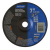 Grinding Wheel, Depressed Center, Type 27- Metal - Aluminum Oxide, Size: 7 x 1/4 x 7/8, Maximum RPM: 8600