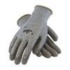 PIP G-TEK CR,SALT AND PEPPER HPPE LINER,13 GAUGE SEAMLESS SHELL, GRAY POLYURETHANE COATED PALM AND FINGERS, EN4343, Size Large, Case Qty.: 12 Dozen