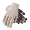 PIP PVC COATED SEAMLESS KNIT, FINGERNAILS, HEAVY SHELL, COATED FINGER TIPS, SINGLE SIDE DOTS , Size Large, Case Qty.: 25 Dozen