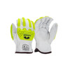 Leather Driver Gloves, Large, Premium Grain Goatskin, A5 Cut