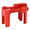 Brady BS07ARD 4-Legged Ball Valve Lockout, 0.313 in Diameter Shackle, 3.05 in W x 5.31 in D x 4.07 in H, Red