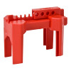 Brady BS07A-RD Small Prinzing Ball Valve Lockout Red