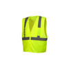 Class 2 Economy Vest with Clear Pocket, RVZ21CP, Large