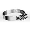 B6H Partial Stainless Worm Gear Hose Clamp, 3/8" - 7/8" (Pack of 10)