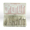 124 Piece Stainless Steel Cotter Pin Assortment