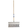 Union Tools 1641900 Arctic Blast Aluminum Snow Pusher Shovel 12" x 24" Blade Wood Straight Handle Single