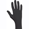 Disposable Glove, 2X-Large, 9.25 L, Black, Nitrile
