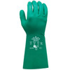 Chemical Resistance Glove, X-Large, 14 L, Light Green