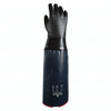 Chemical Resistance Glove, Large, 13.5 L, Black