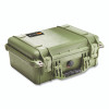 Pelican 1450000130 Protector Case, 0.53 ft, 16.44 in L x 13 in W x 6.82 in D, Olive Drab Green, with Foam