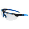 Avatar Safety Glasses, Blue Frame, Clear Lens, Anti-Fog, 10/Box
