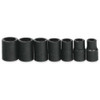 Socket Set, 7 Pieces, 1/2 Inch Dr, Shallow, 1/2 Inch Size
