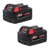 Milwaukee 48-11-1852 M18 RedLithium XC 5.0 Ah Extended Capacity Battery 2-Pack 18V